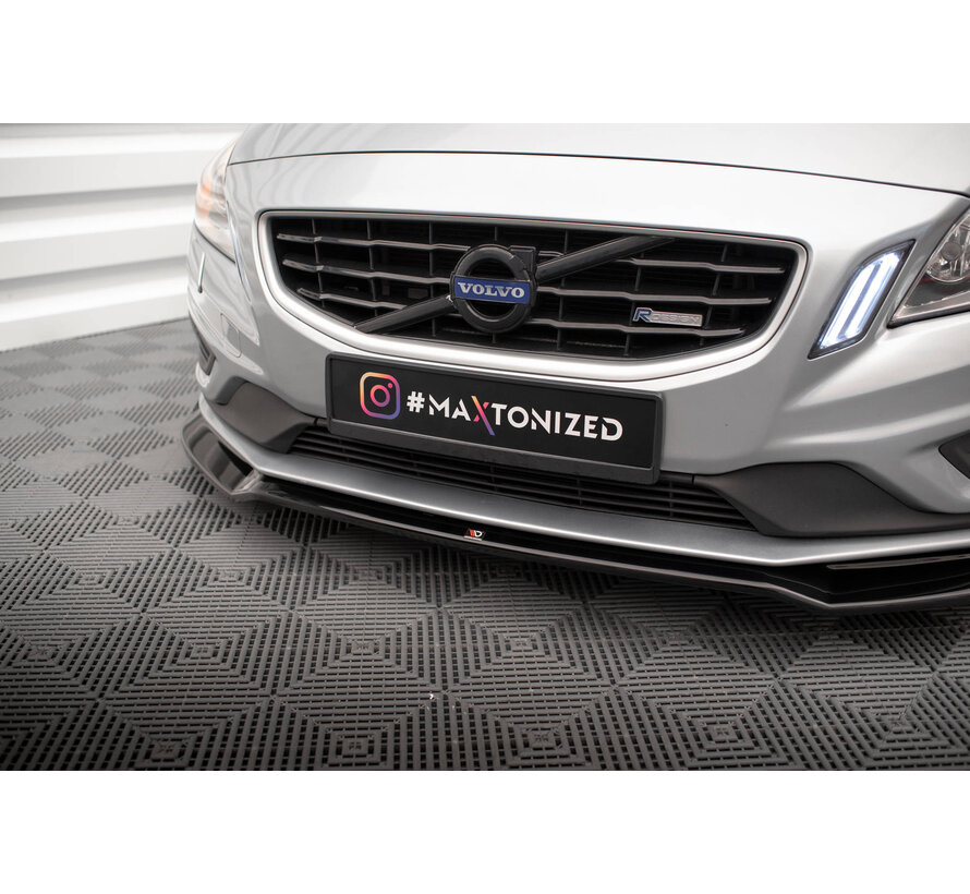 Maxton Design Front Splitter V.2 Volvo S60 R-Design Mk2