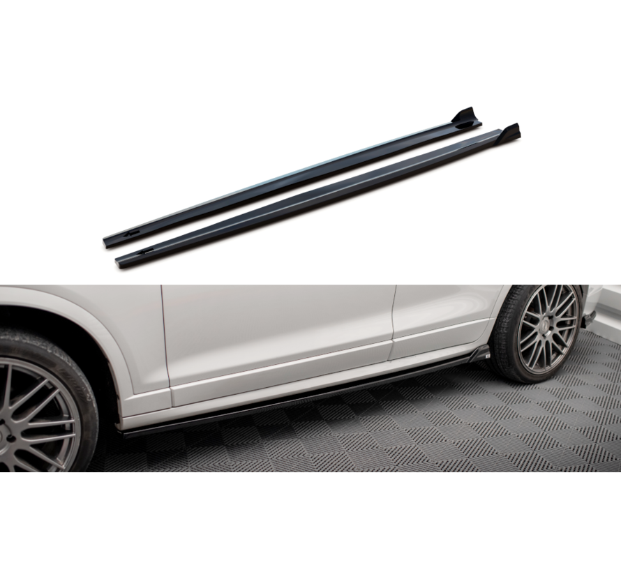 Maxton Design Side Skirts Diffusers BMW X3 M-Pack F25