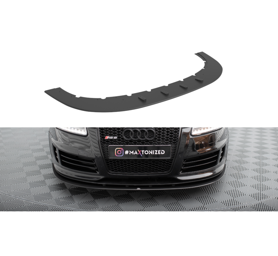 Maxton Design Street Pro Front Splitter Audi RS6 Avant C6