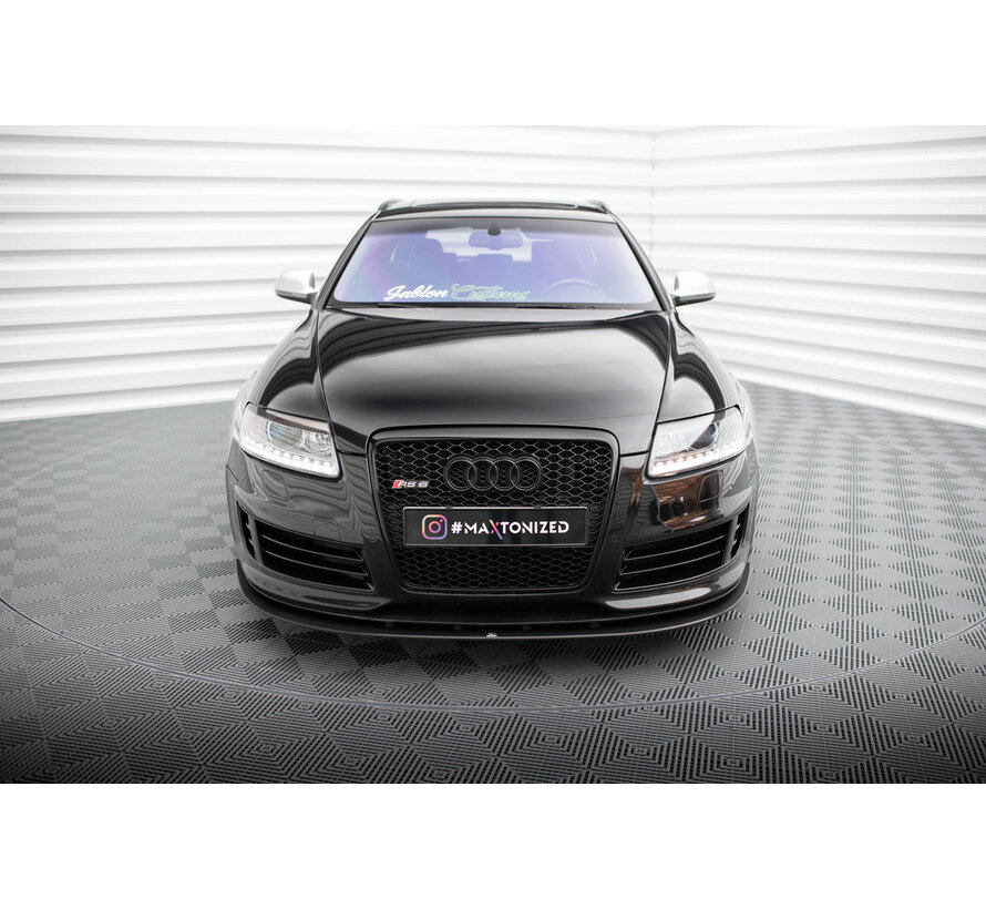 Maxton Design Street Pro Front Splitter Audi RS6 Avant C6