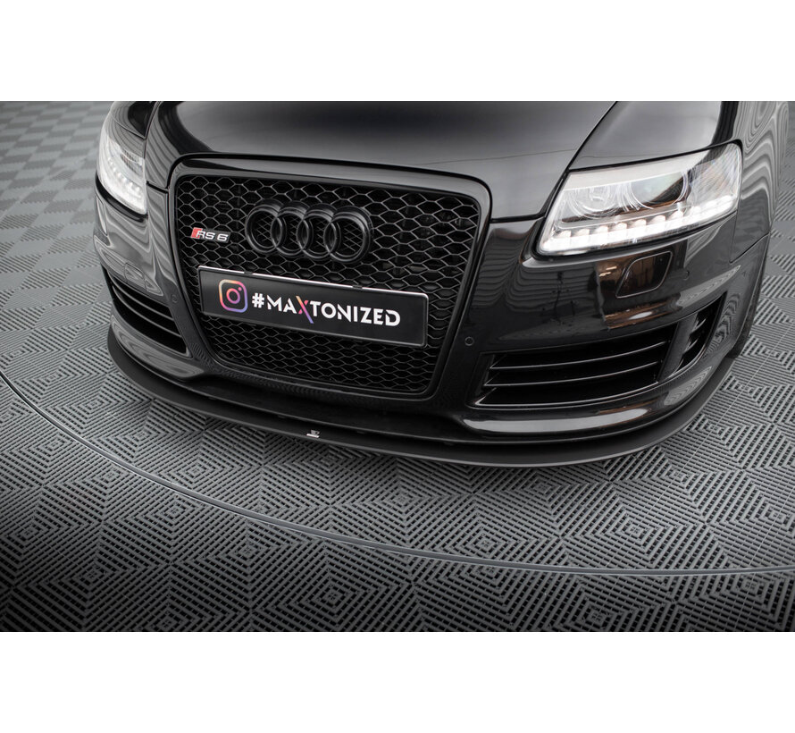 Maxton Design Street Pro Front Splitter Audi RS6 Avant C6