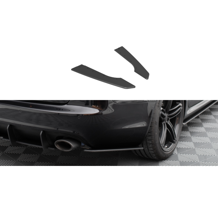 Maxton Design Street Pro Rear Side Splitters Audi RS6 Avant C6