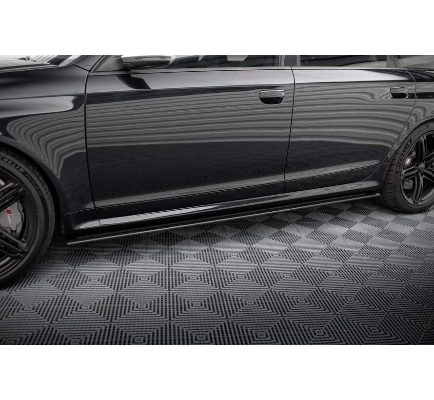 Maxton Design Street Pro Side Skirts Diffusers Audi RS6 Avant C6