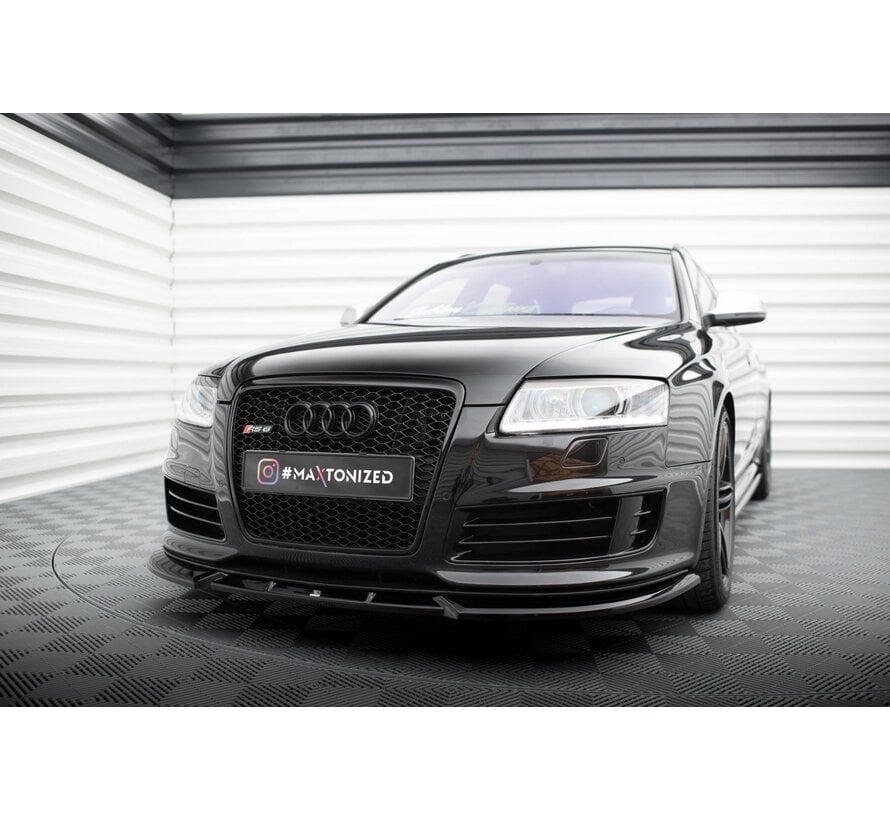 Maxton Design Front Splitter V.2 Audi RS6 Avant C6