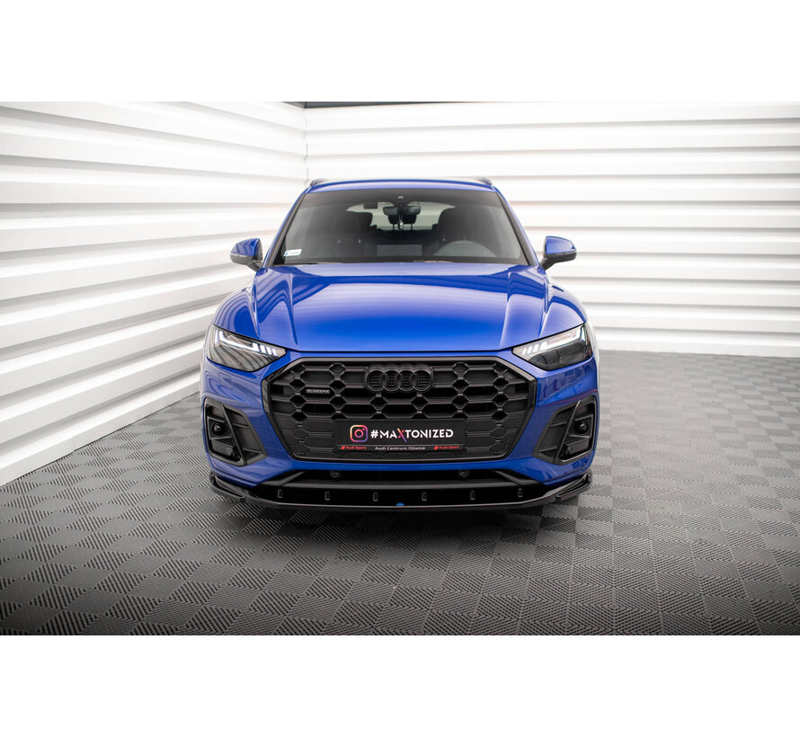 Maxton Design Front Splitter V.2 Audi SQ5 / Q5 S-Line SUV / Sportback Mk2 Facelift