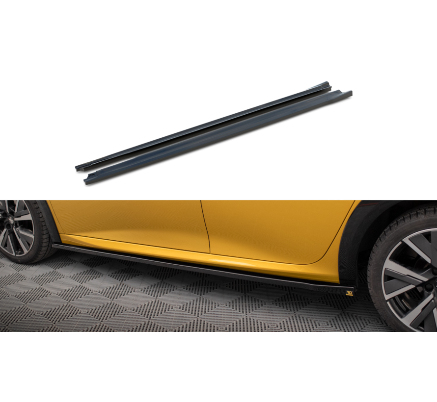 Maxton Design Side Skirts Diffusers Peugeot 208 GT Mk2