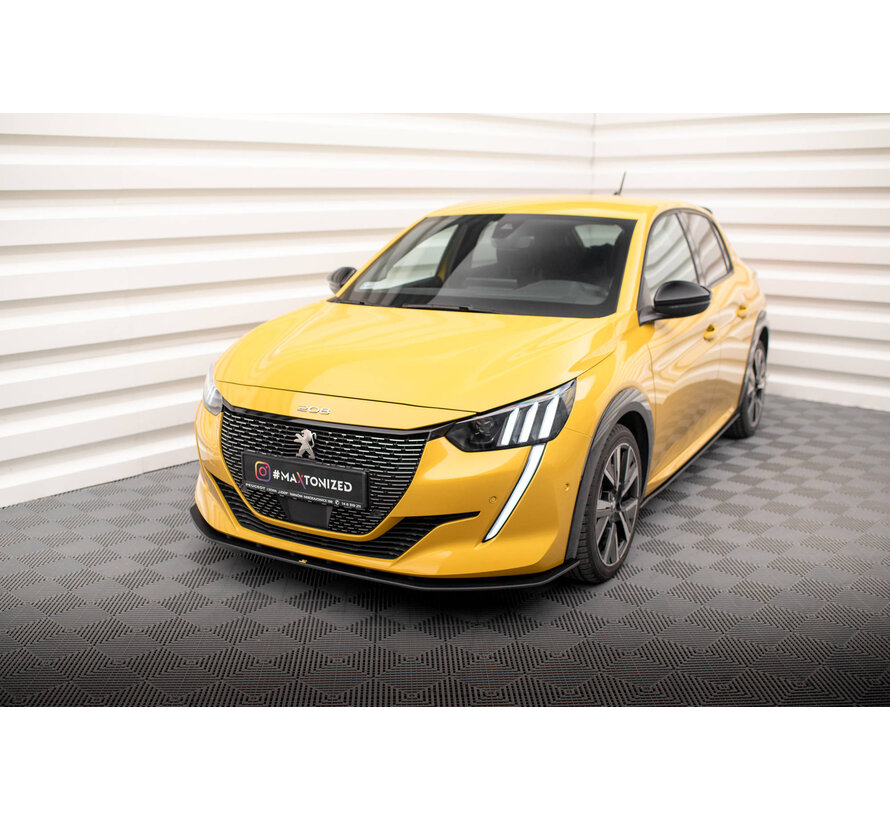 Maxton Design Street Pro Front Splitter Peugeot 208 GT Mk2