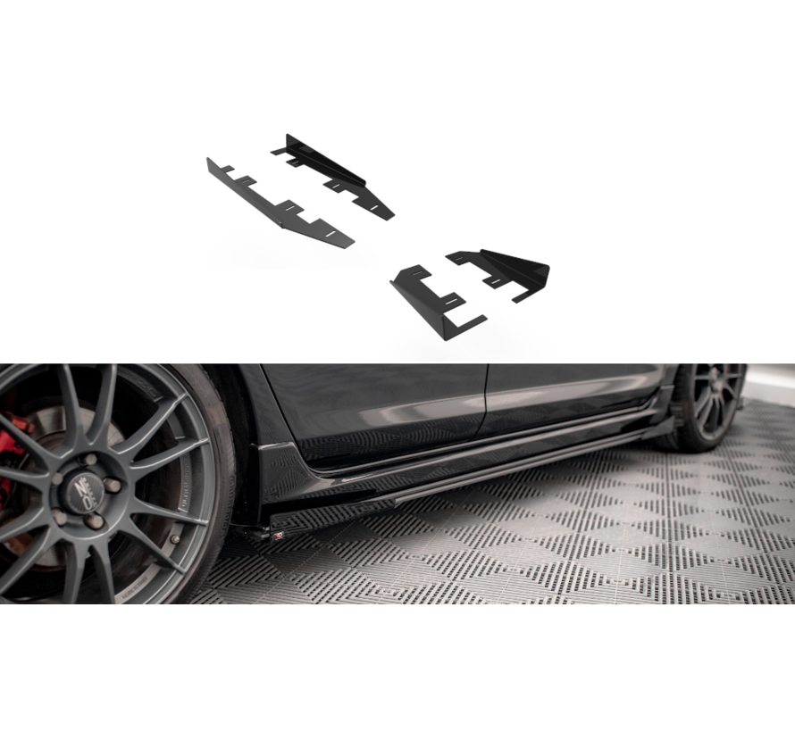 Maxton Design Side Flaps Mazda 3 MPS Mk1