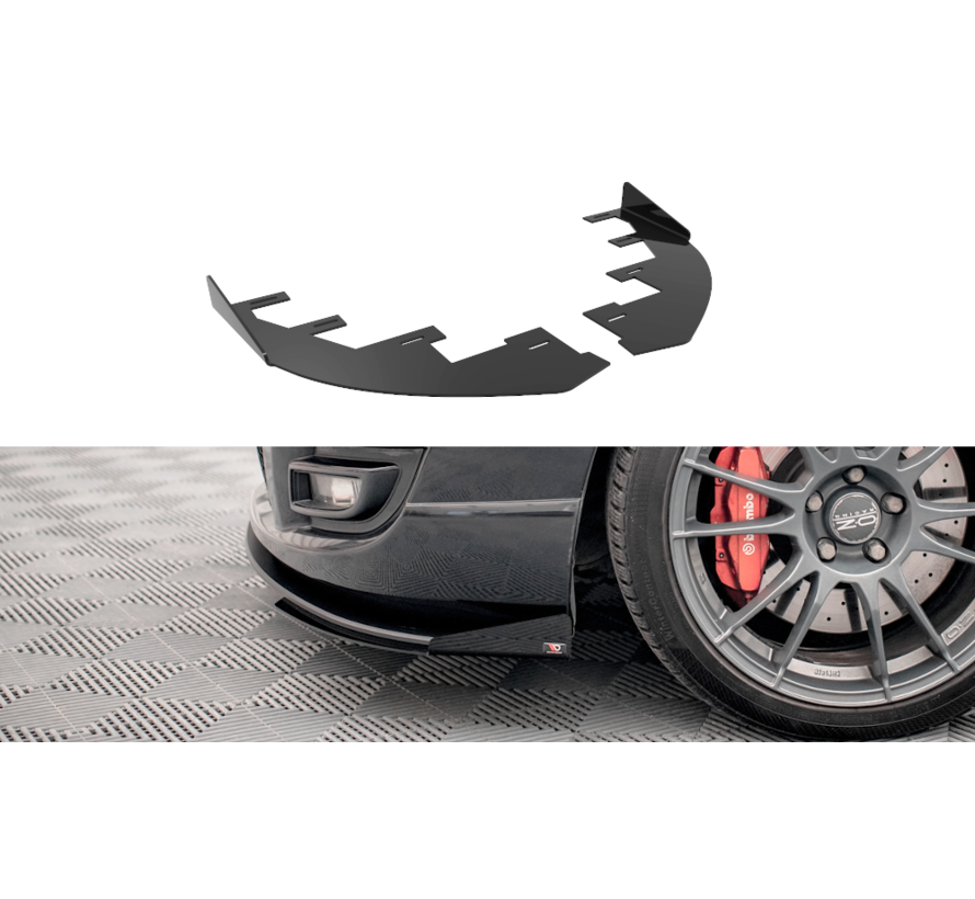 Maxton Design Front Flaps Mazda 3 MPS Mk1