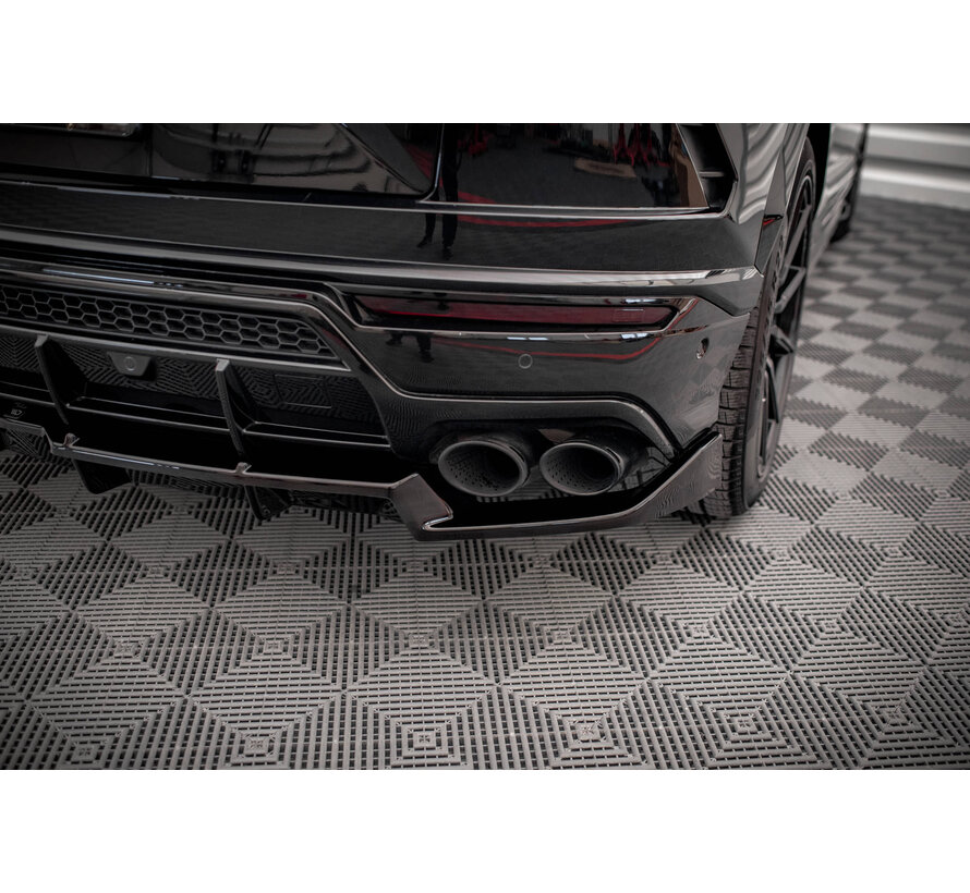 Maxton Design Central Rear Splitter (with vertical bars) Lamborghini Urus Mk1