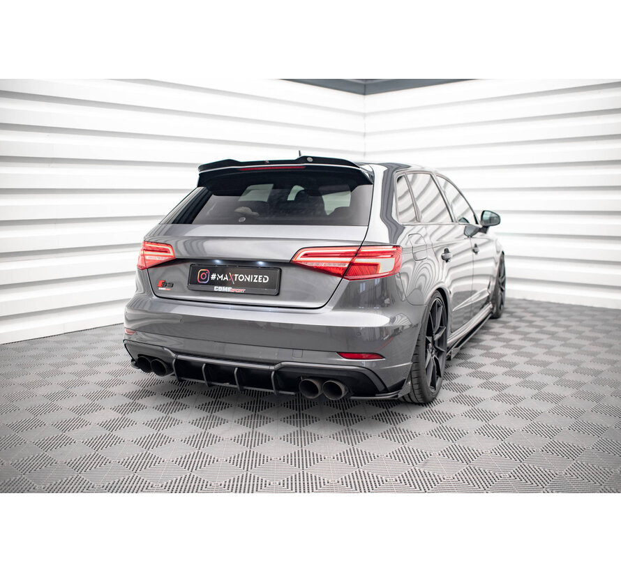 Maxton Design Rear Side Flaps Audi S3 Sportback 8V Facelift