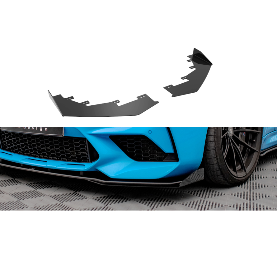 Maxton Design Front Flaps passend voor BMW M2 Competition F87