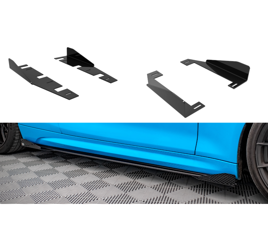 Maxton Design Side Flaps passend voor BMW M2 F87