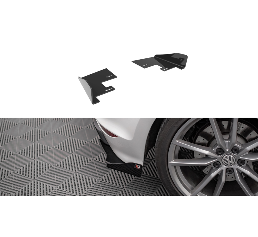 Maxton Design Rear Side Flaps Volkswagen Golf R Mk7