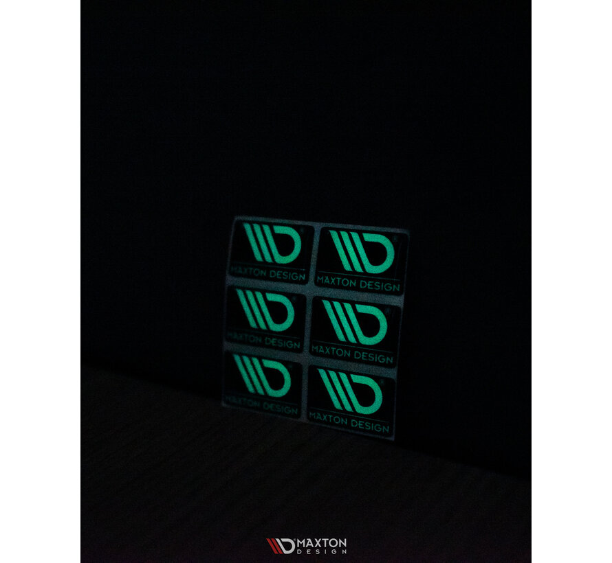 Maxton Design 3D Photoluminescence Sticker (6pcs.) Hallowen Special
