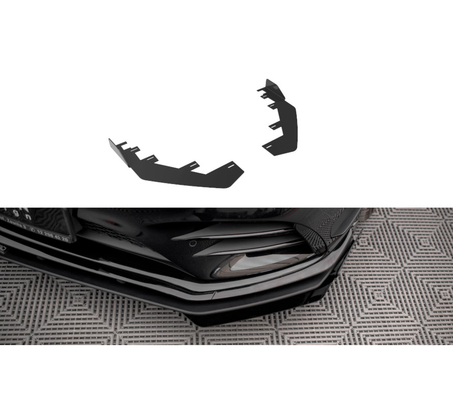 Maxton Design Front Flaps Mercedes A35 AMG / AMG-Line Aero Pack W177