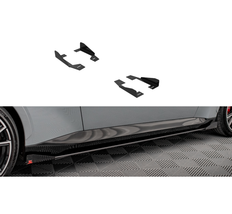 Maxton Design Side Flaps BMW 2 Coupe M-Pack / M240i G42