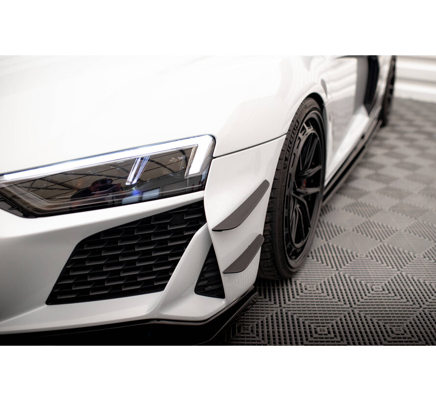 Maxton Design Front Bumper Wings (Canards) Audi R8 Mk2 Facelift