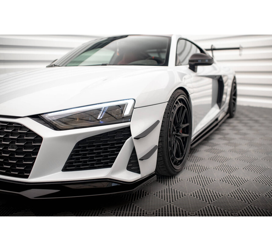 Maxton Design Front Bumper Wings (Canards) Audi R8 Mk2 Facelift