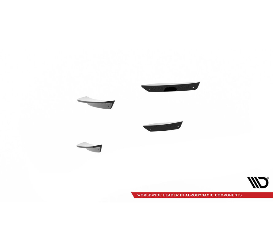 Maxton Design Front Bumper Wings (Canards) Audi R8 Mk2 Facelift