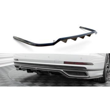 Maxton Design Maxton Design Central Rear Splitter (with vertical bars) Audi A8 S-Line D5