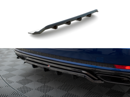Maxton Design Maxton Design Central Rear Splitter (with vertical bars) Audi A4 Competition B9