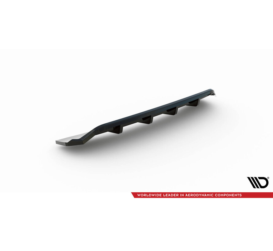 Maxton Design Central Rear Splitter (with vertical bars) Audi A4 Competition B9
