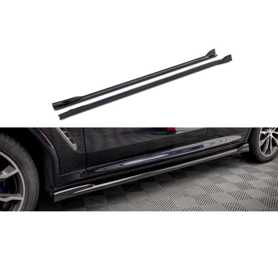 Maxton Design Side Skirts Diffusers V.2 BMW X4 M-Pack G02