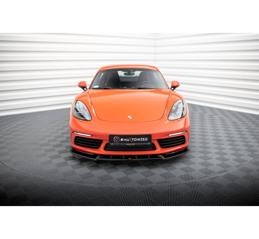 Maxton Design Front Splitter V.1 Porsche 718 Cayman 982c