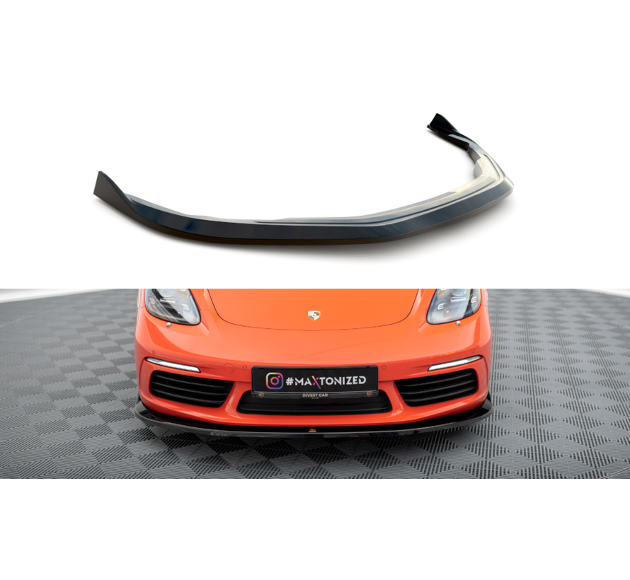 Maxton Design Front Splitter V.2 Porsche 718 Cayman 982c