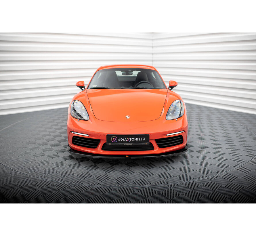 Maxton Design Front Splitter V.2 Porsche 718 Cayman 982c