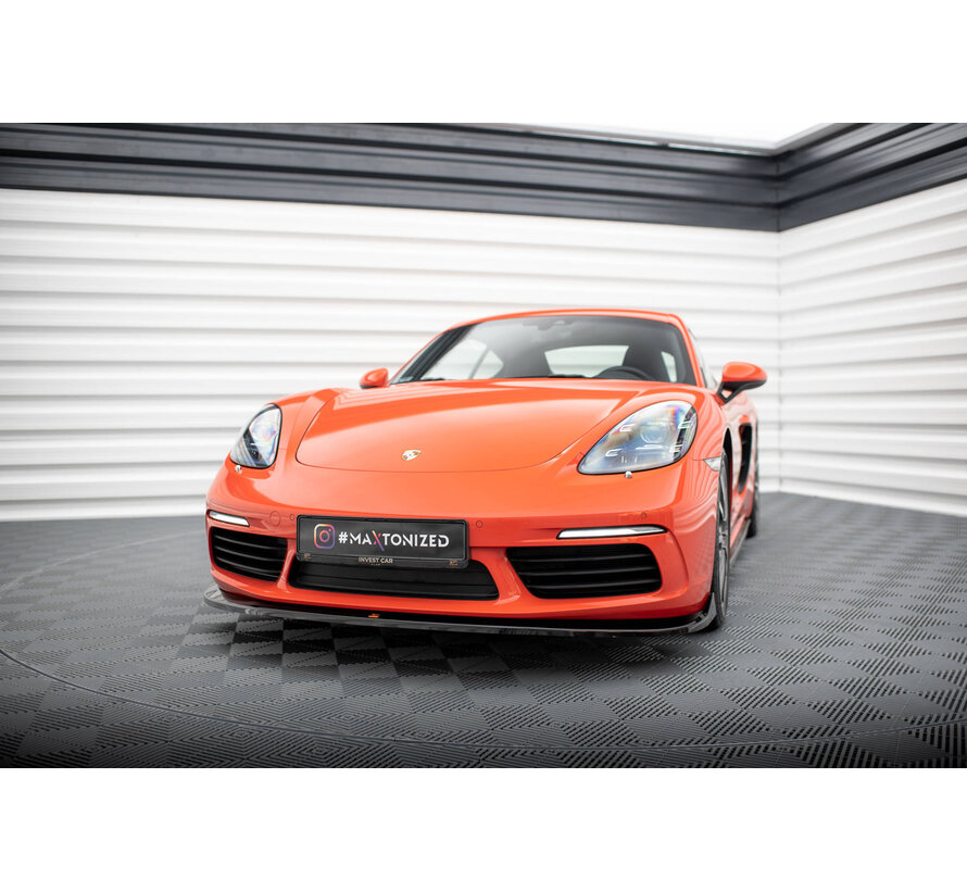 Maxton Design Front Splitter V.2 Porsche 718 Cayman 982c