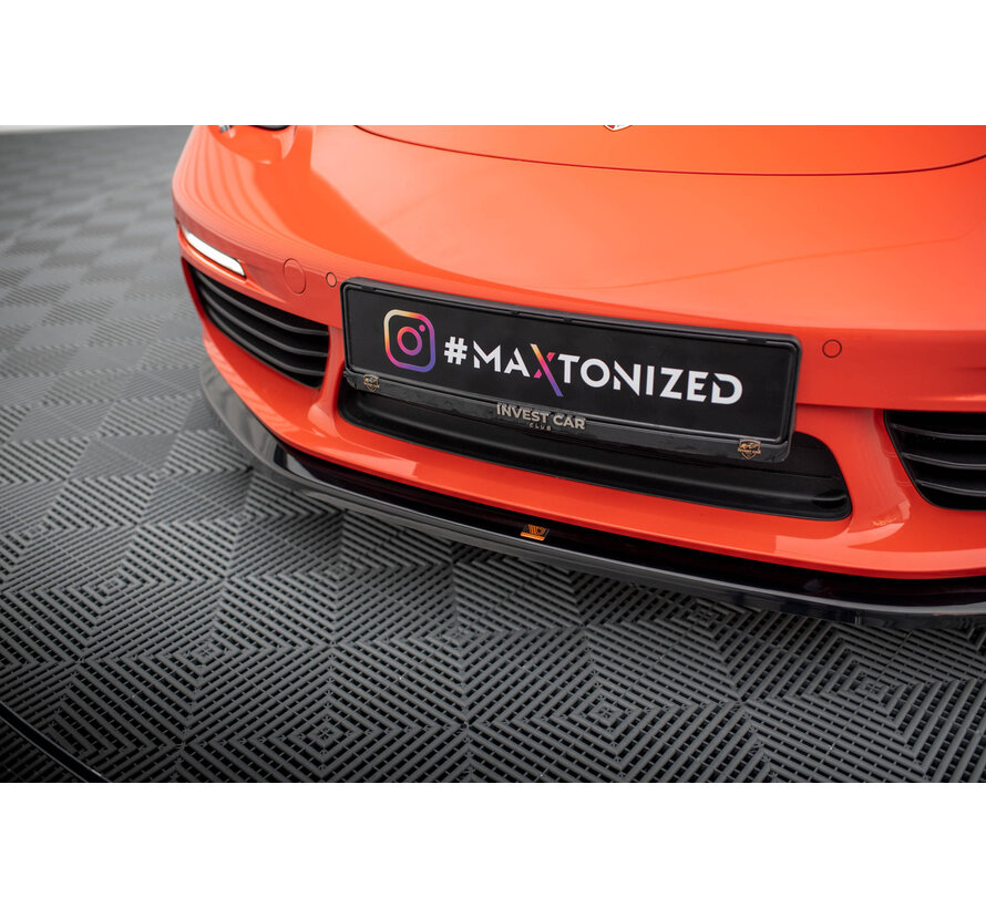 Maxton Design Front Splitter V.2 Porsche 718 Cayman 982c