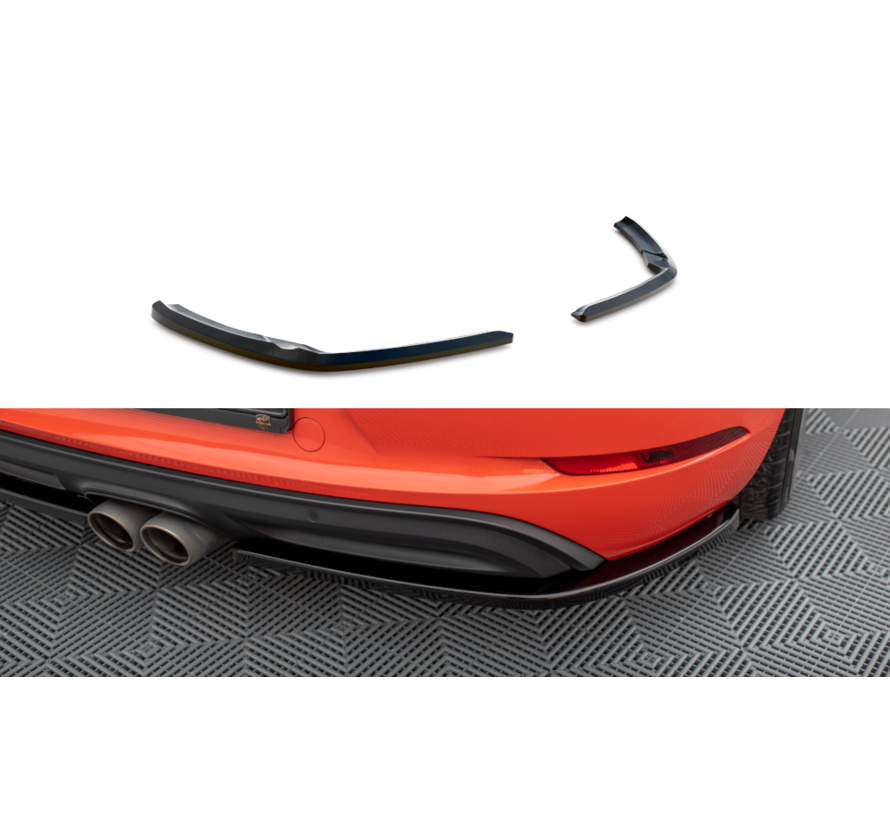 Maxton Design Rear Side Splitters Porsche 718 Cayman 982c