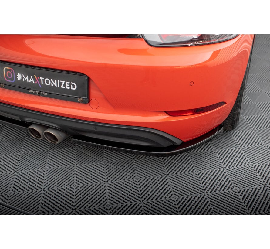 Maxton Design Rear Side Splitters Porsche 718 Cayman 982c