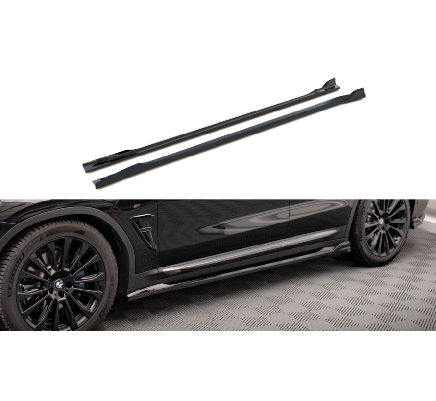 Maxton Design Side Skirts Diffusers BMW X3 G01