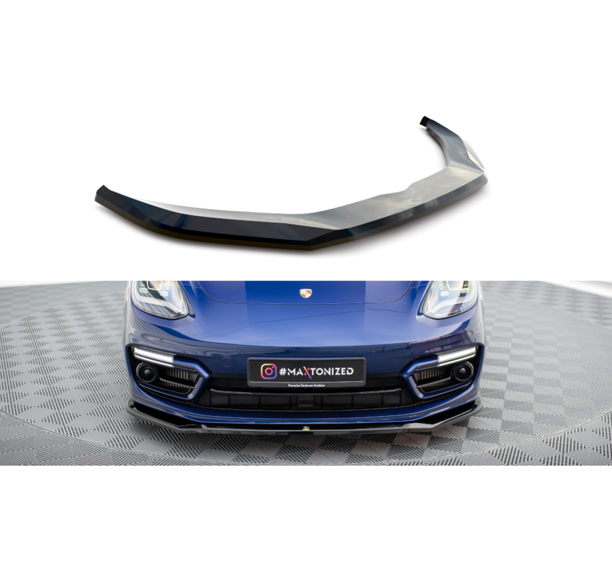 Maxton Design Front Splitter V.1 Porsche Panamera E-Hybrid 971 Facelift