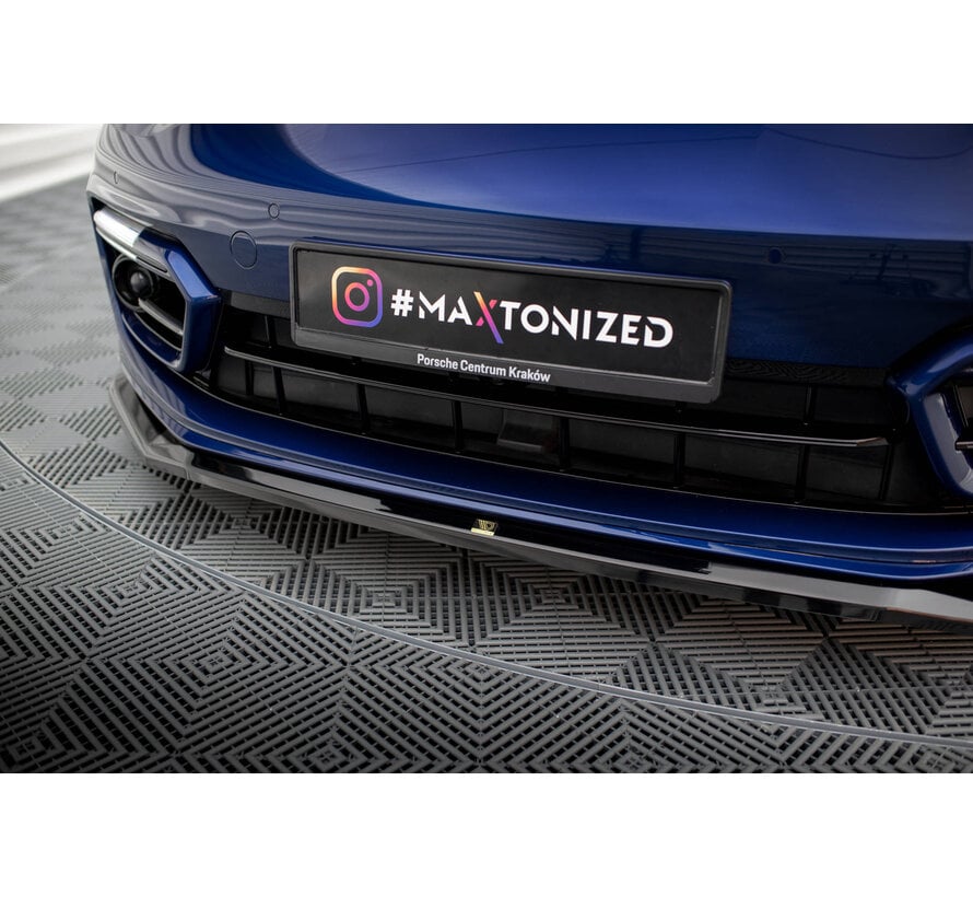 Maxton Design Front Splitter V.1 Porsche Panamera E-Hybrid 971 Facelift