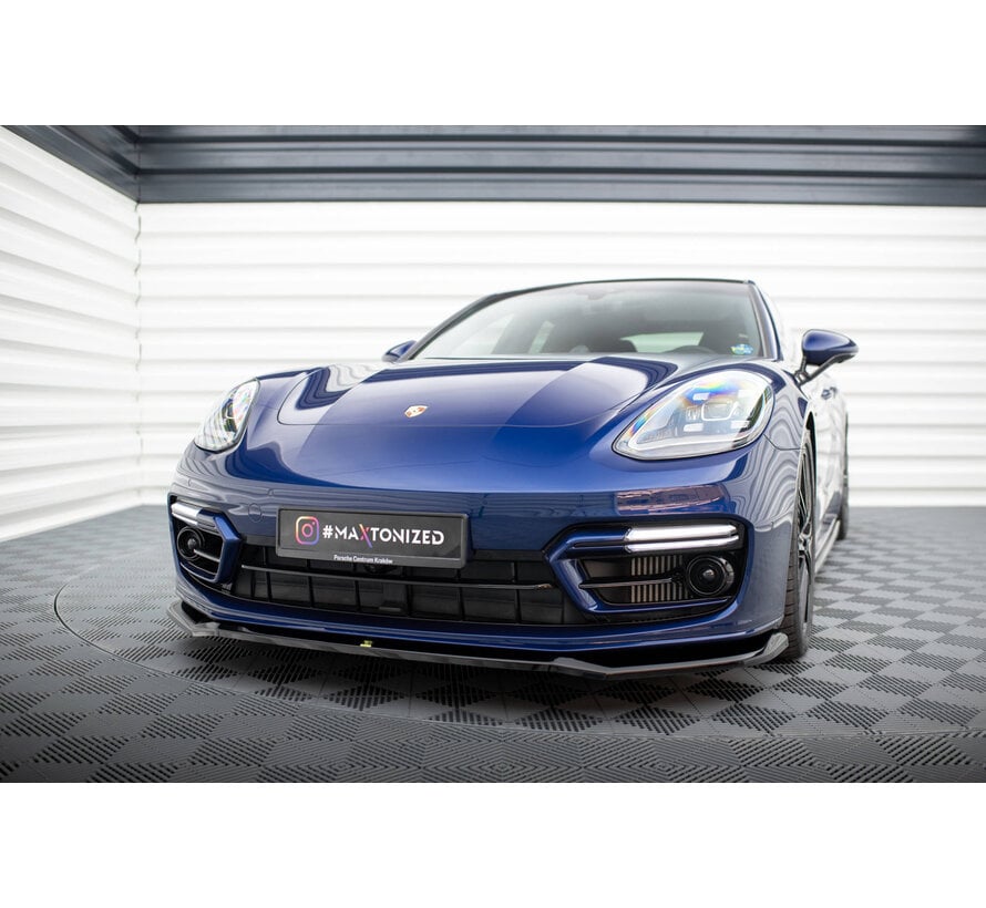 Maxton Design Front Splitter V.1 Porsche Panamera E-Hybrid 971 Facelift