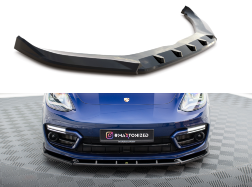 Maxton Design Maxton Design Front Splitter V.2 Porsche Panamera E-Hybrid 971 Facelift