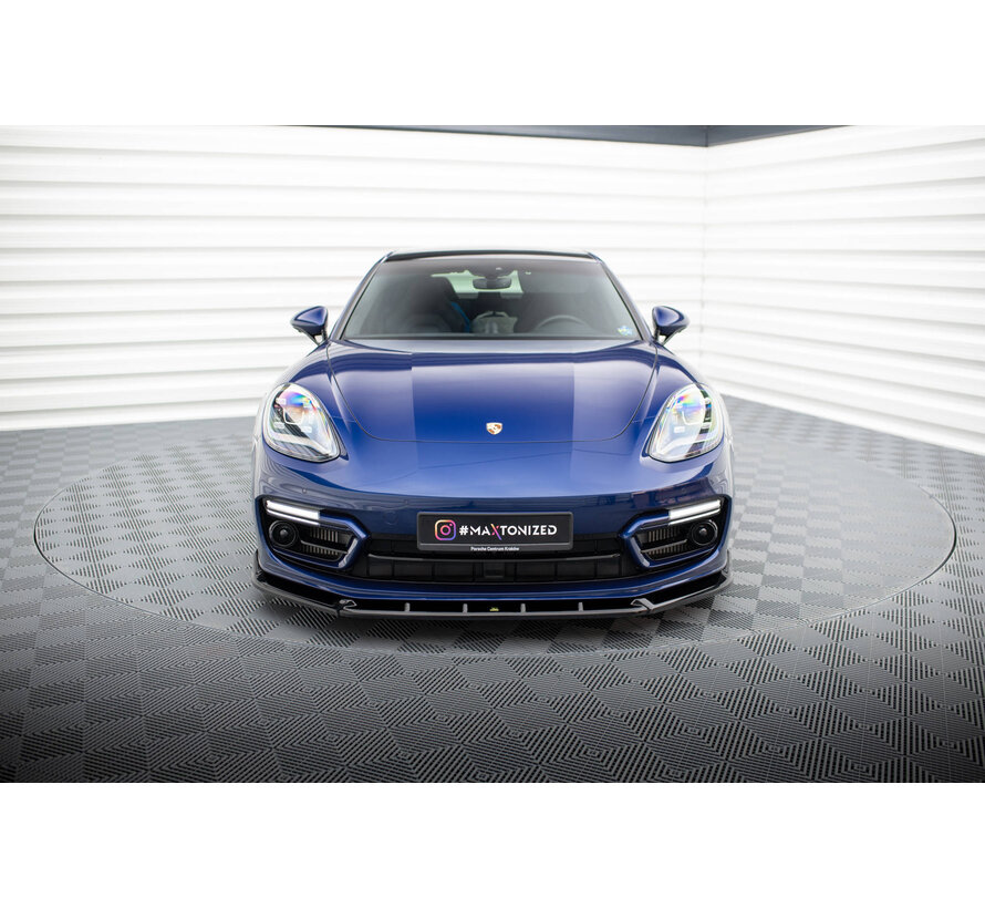 Maxton Design Front Splitter V.2 Porsche Panamera E-Hybrid 971 Facelift