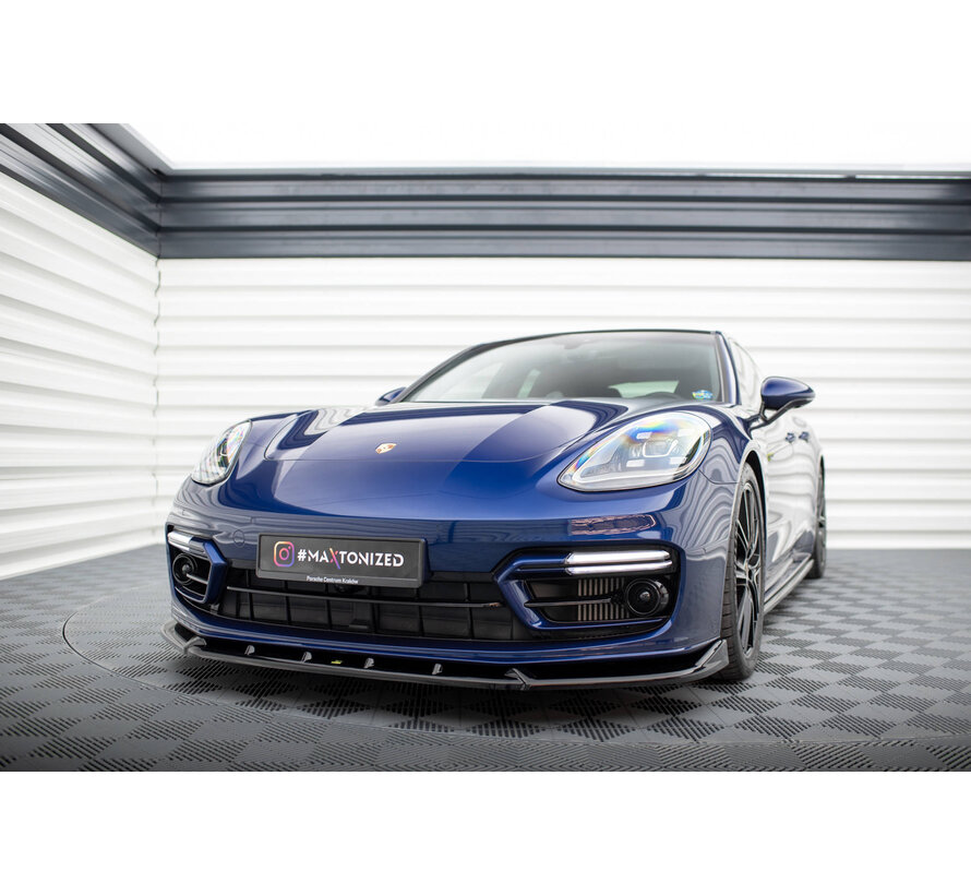 Maxton Design Front Splitter V.2 Porsche Panamera E-Hybrid 971 Facelift