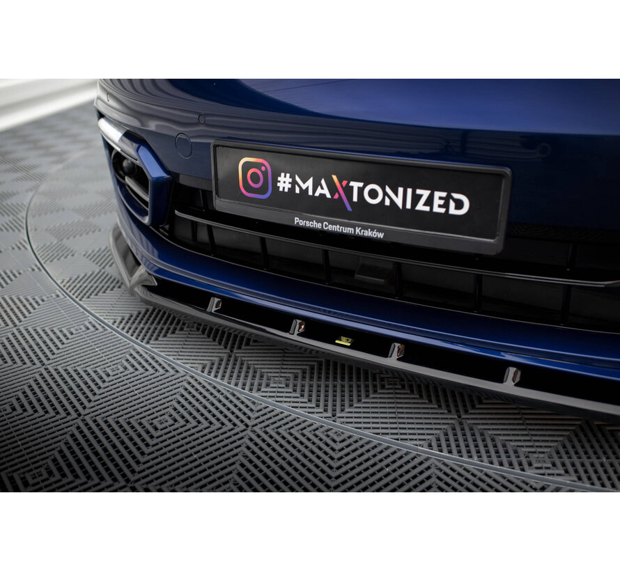 Maxton Design Front Splitter V.2 Porsche Panamera E-Hybrid 971 Facelift