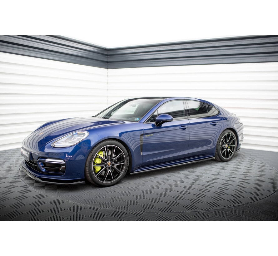 Maxton Design Side Skirts Diffusers Porsche Panamera E-Hybrid 971 Facelift