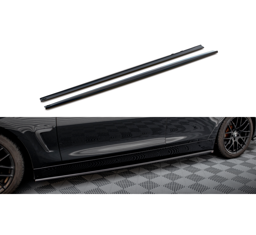 Maxton Design Side Skirts Diffusers BMW 4 Gran Coupe F36