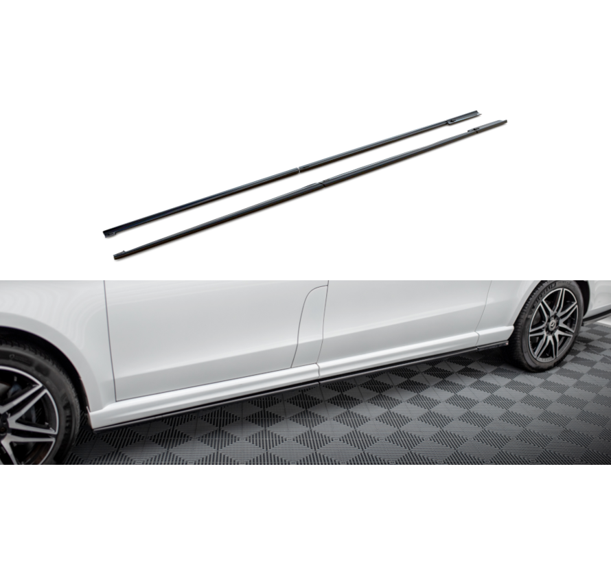 Maxton Design Side Skirts Diffusers Mercedes-Benz V-Class Extra Long AMG-Line W447 Facelift