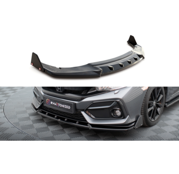 Maxton Design Maxton Design Front Splitter + Flaps Honda Civic Sport Mk 10