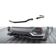 Maxton Design Maxton Design Central Rear Splitter (with vertical bars) Honda Civic Sport Mk 10 Facelift