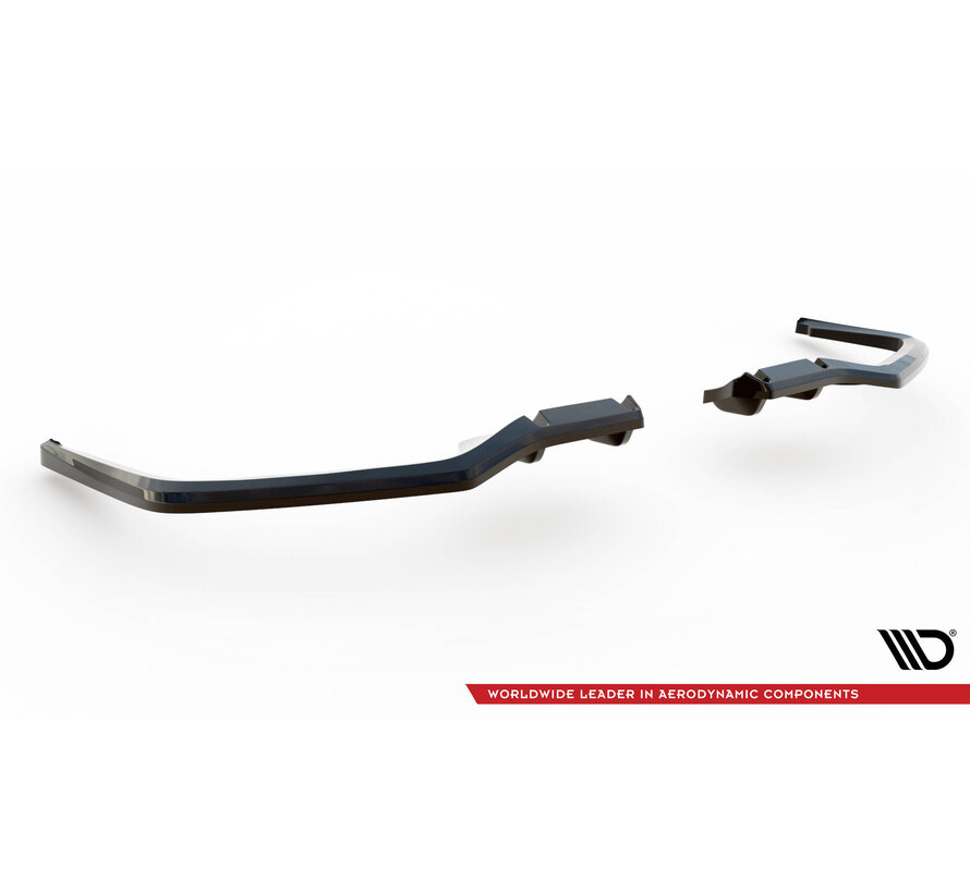 Maxton Design Central Rear Splitter (with vertical bars) Honda Civic Sport Mk 10 Facelift