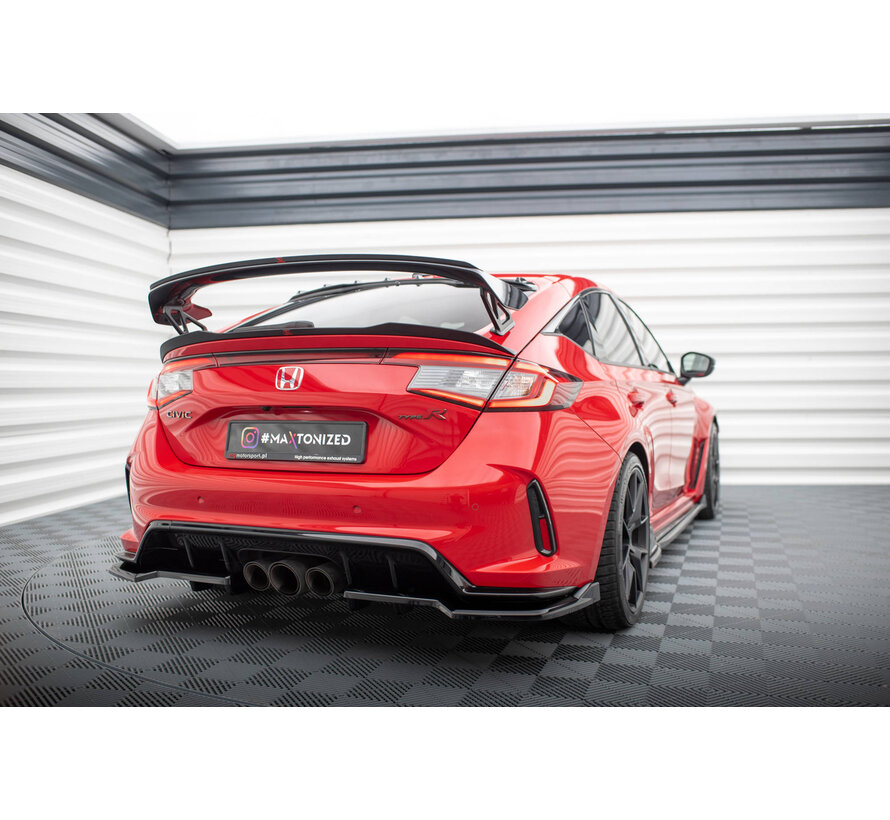 Maxton Design Lower Spoiler Cap Honda Civic Type-R Mk 11